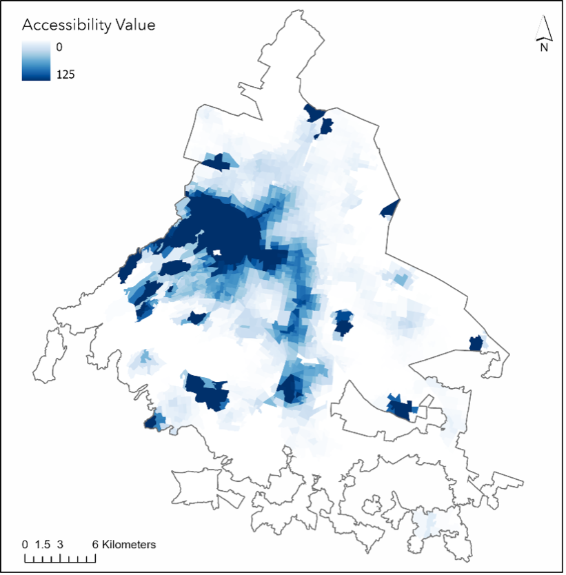 UGS accessibility in Mexico City