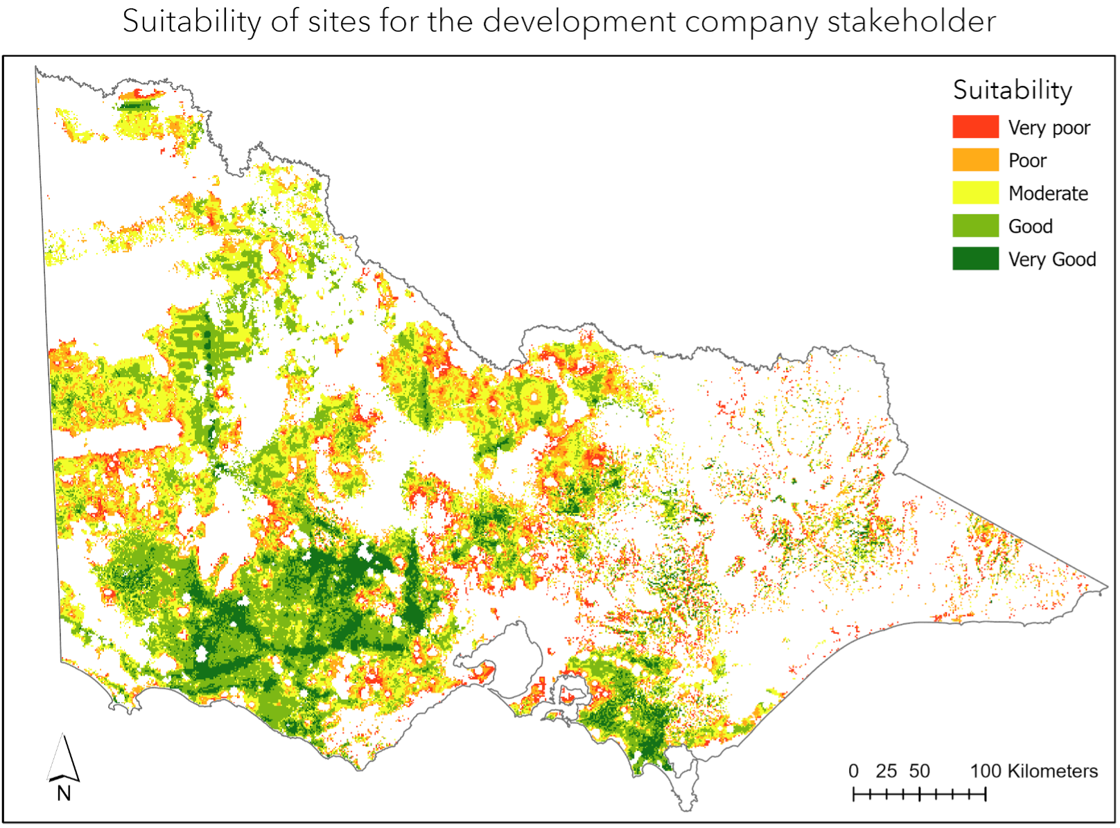 Suitability scores for development company stakeholder